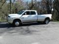 Bright White - 3500 Laramie Longhorn Crew Cab 4x4 Dually Photo No. 22