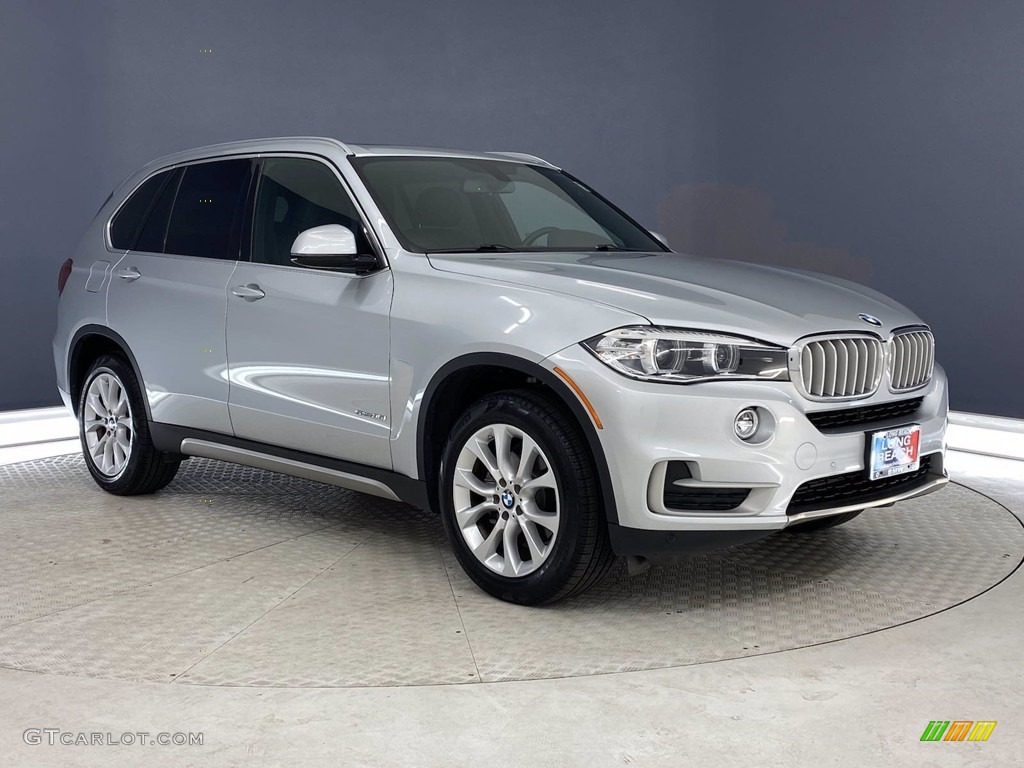 2018 X5 sDrive35i - Glacier Silver Metallic / Black photo #38