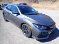 Polished Metal Metallic - Civic EX Hatchback Photo No. 5