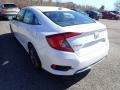 2021 Platinum White Pearl Honda Civic EX Sedan  photo #2