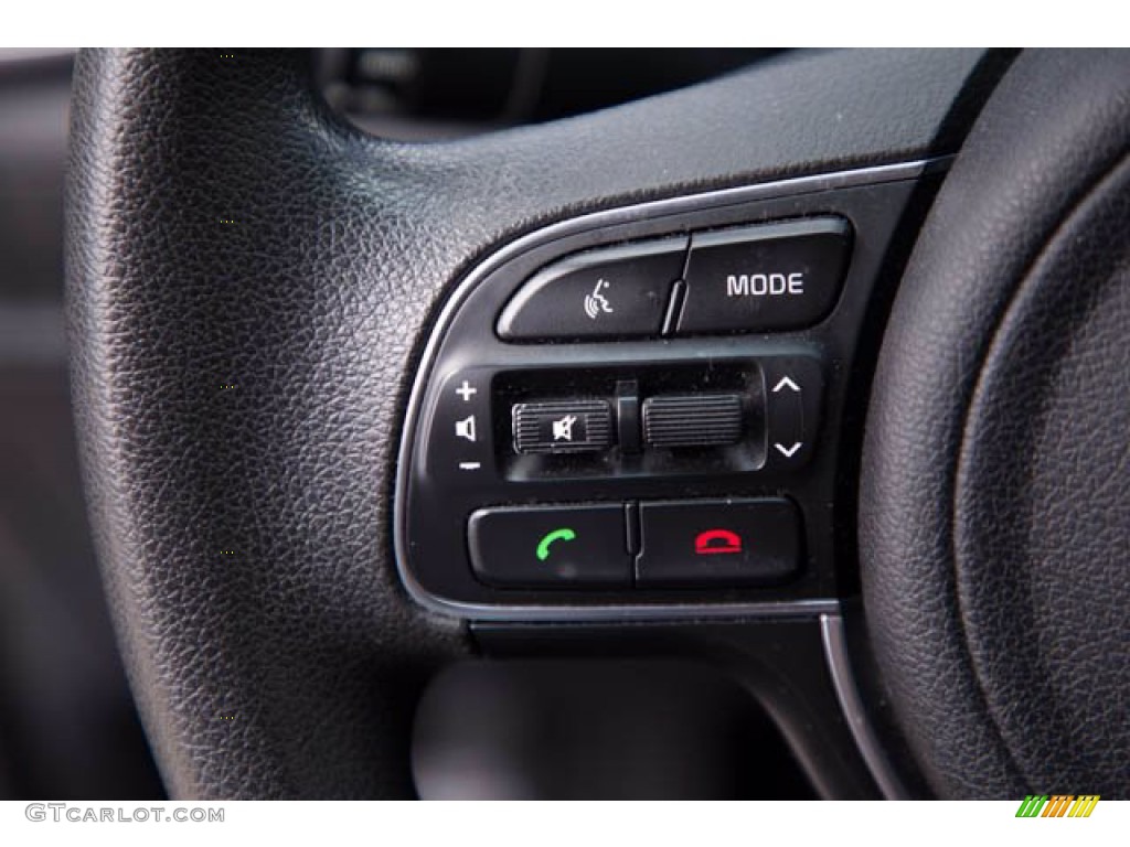 2018 Kia Sportage LX Black Steering Wheel Photo #141522169