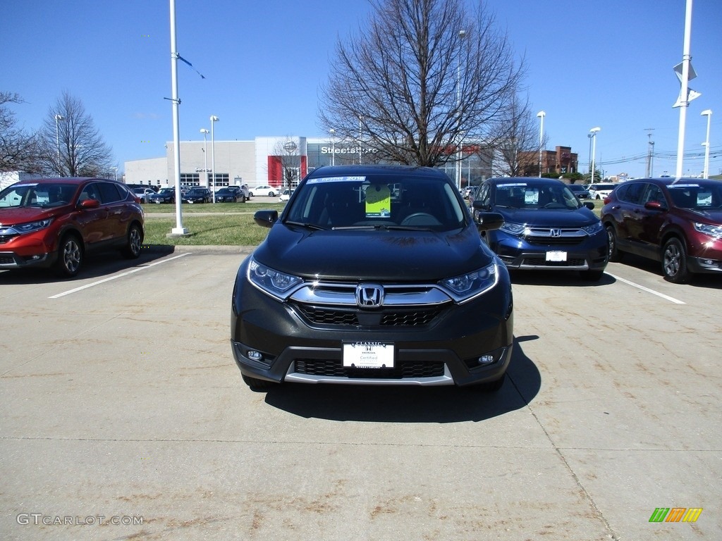 2018 CR-V EX AWD - Dark Olive Metallic / Black photo #2