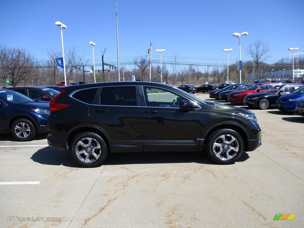 2018 CR-V EX AWD - Dark Olive Metallic / Black photo #4