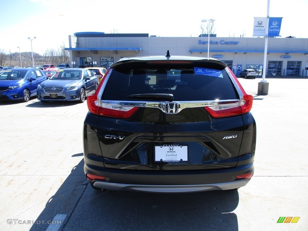 2018 CR-V EX AWD - Dark Olive Metallic / Black photo #7
