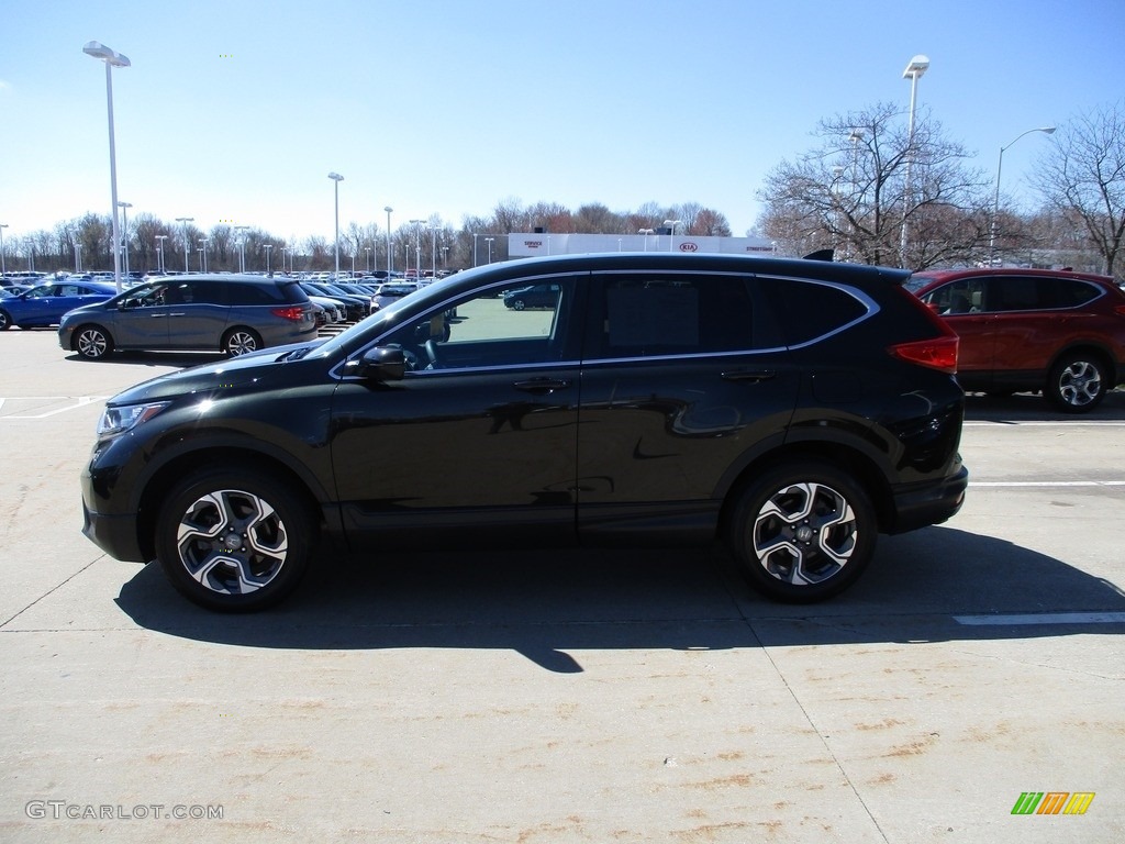 2018 CR-V EX AWD - Dark Olive Metallic / Black photo #8