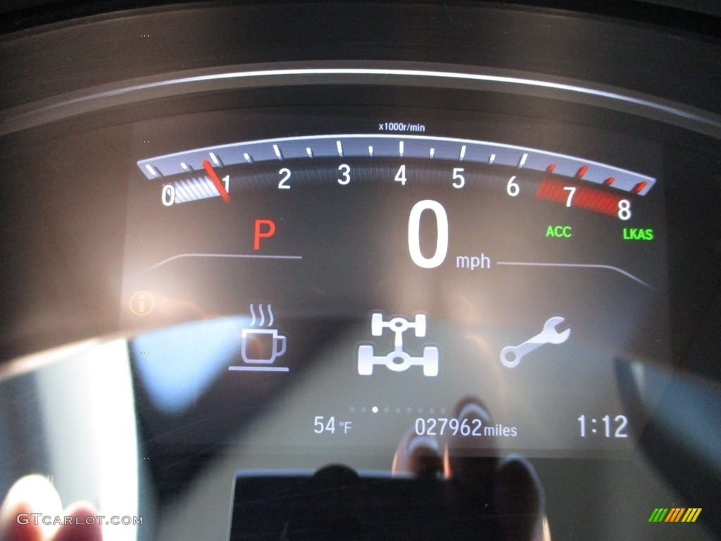 2018 CR-V EX AWD - Dark Olive Metallic / Black photo #25