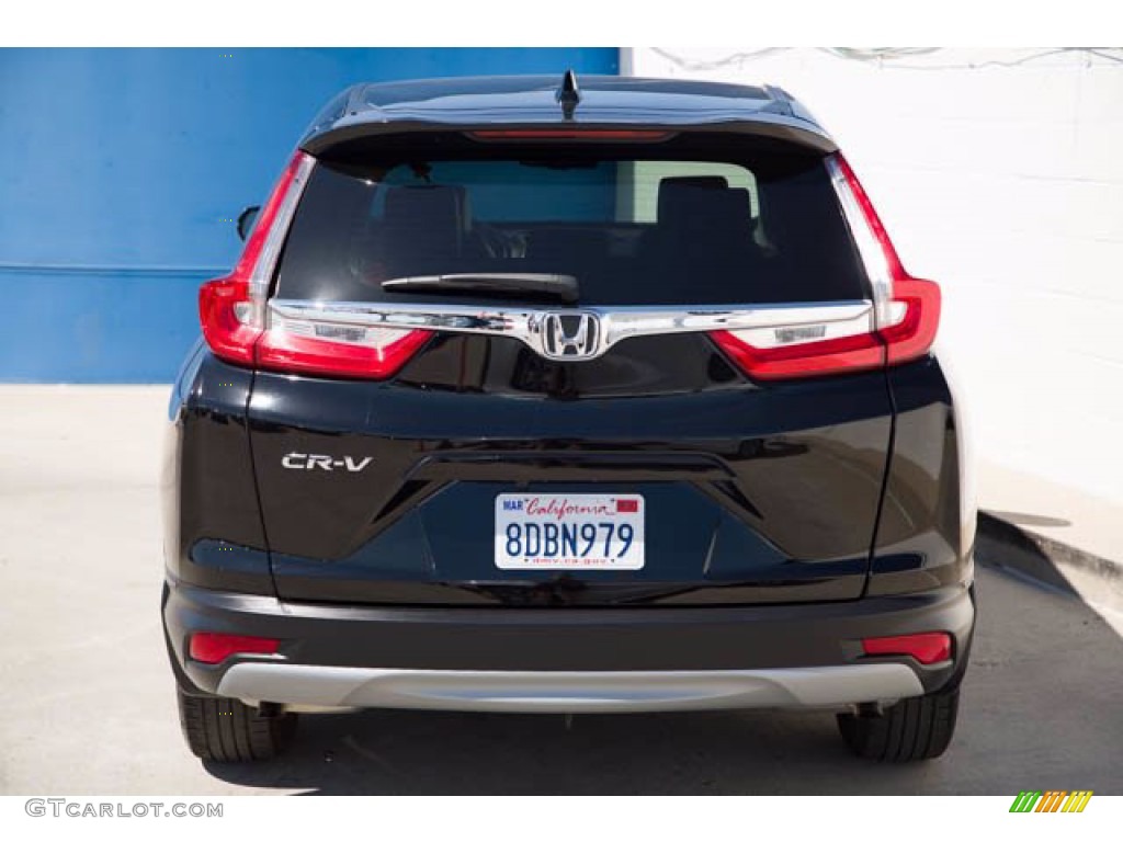 2018 CR-V EX-L - Crystal Black Pearl / Black photo #9