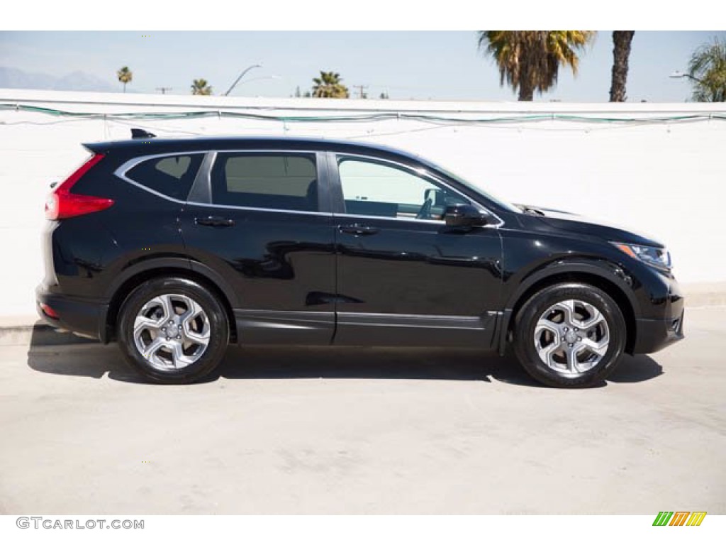 2018 CR-V EX-L - Crystal Black Pearl / Black photo #10