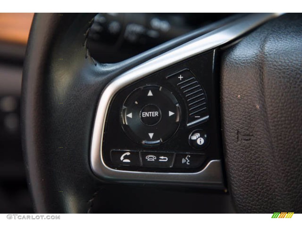 2018 CR-V EX-L - Crystal Black Pearl / Black photo #12