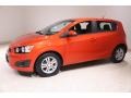 2012 Inferno Orange Metallic Chevrolet Sonic LS Hatch  photo #3