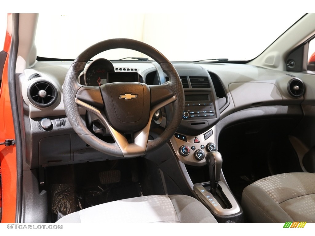 2012 Sonic LS Hatch - Inferno Orange Metallic / Jet Black/Dark Titanium photo #6