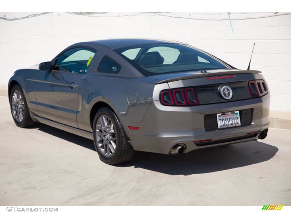 2014 Mustang V6 Premium Coupe - Sterling Gray / Charcoal Black photo #2