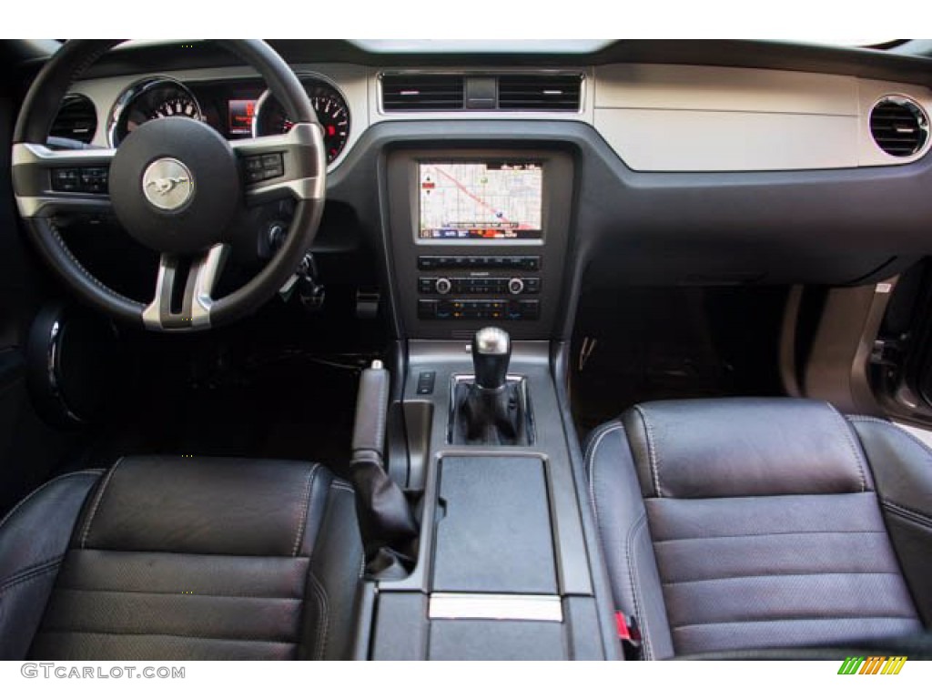 2014 Mustang V6 Premium Coupe - Sterling Gray / Charcoal Black photo #5