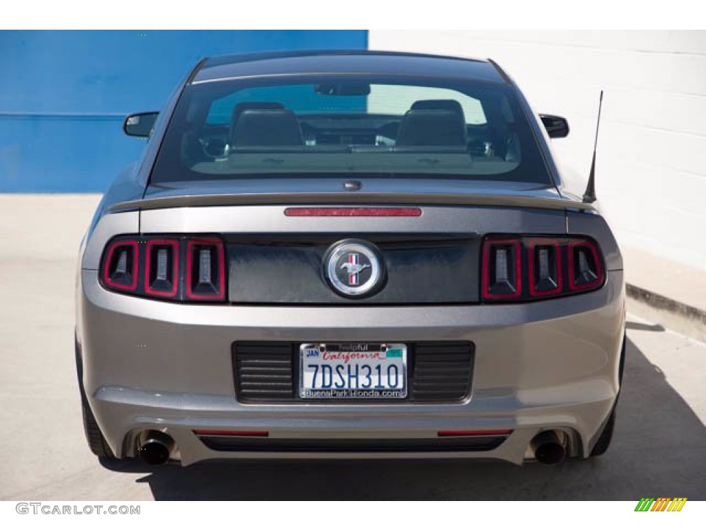 2014 Mustang V6 Premium Coupe - Sterling Gray / Charcoal Black photo #9