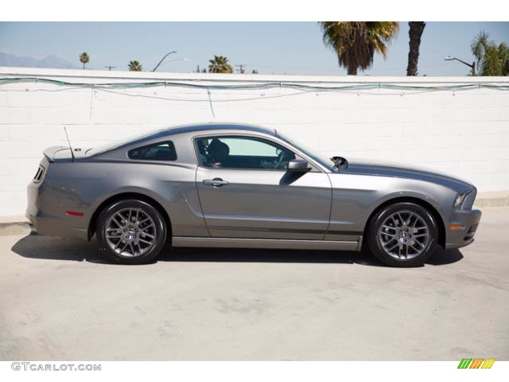 2014 Mustang V6 Premium Coupe - Sterling Gray / Charcoal Black photo #12