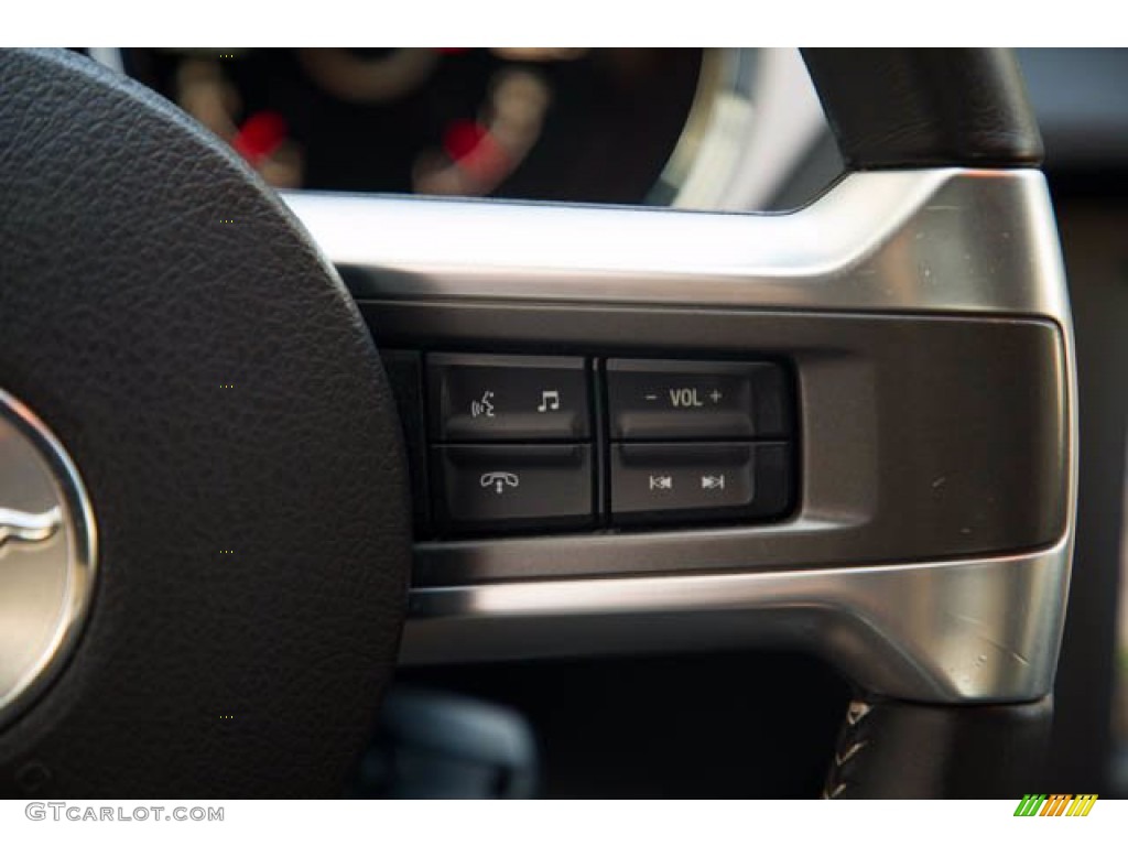 2014 Mustang V6 Premium Coupe - Sterling Gray / Charcoal Black photo #15
