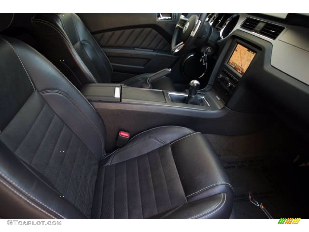 2014 Mustang V6 Premium Coupe - Sterling Gray / Charcoal Black photo #19