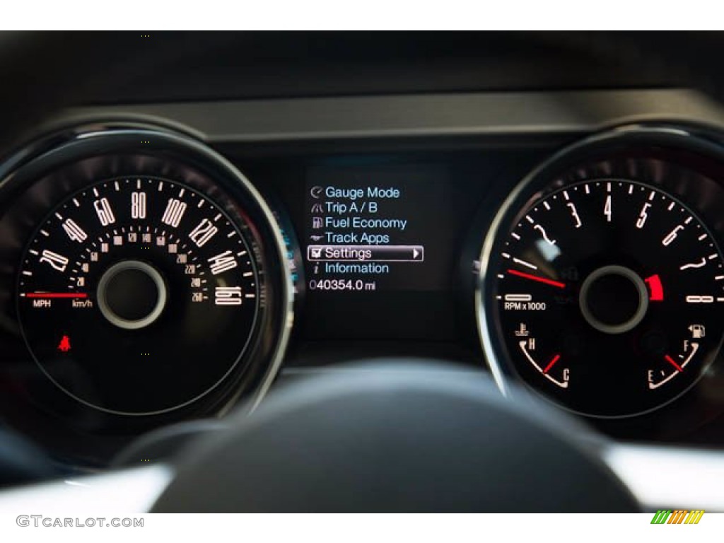 2014 Mustang V6 Premium Coupe - Sterling Gray / Charcoal Black photo #22
