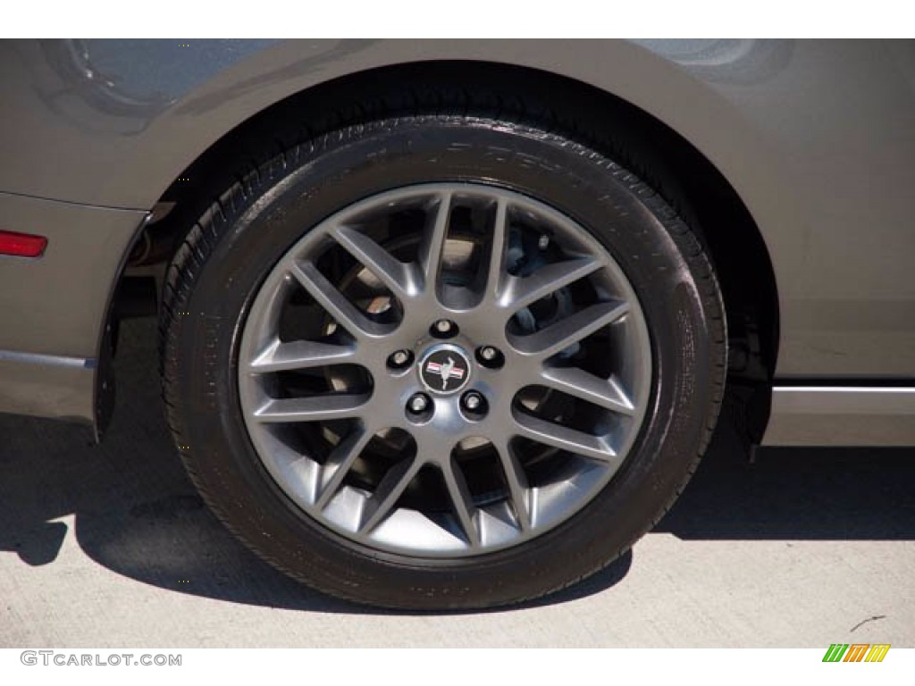 2014 Mustang V6 Premium Coupe - Sterling Gray / Charcoal Black photo #27