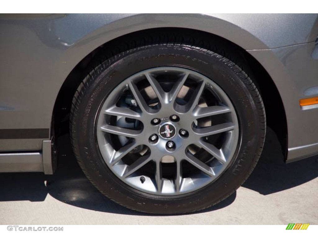 2014 Mustang V6 Premium Coupe - Sterling Gray / Charcoal Black photo #28