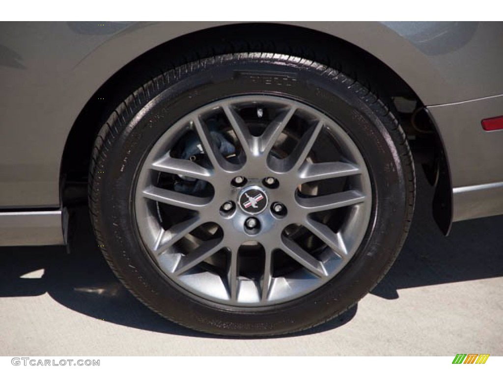 2014 Mustang V6 Premium Coupe - Sterling Gray / Charcoal Black photo #29