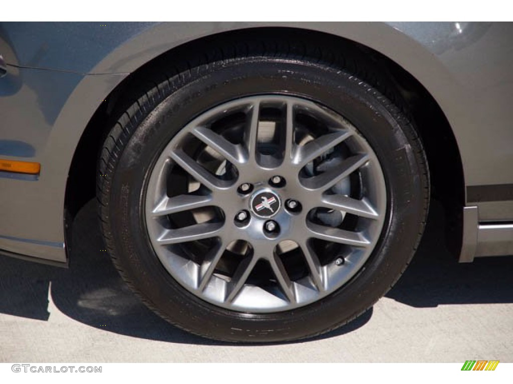2014 Mustang V6 Premium Coupe - Sterling Gray / Charcoal Black photo #30