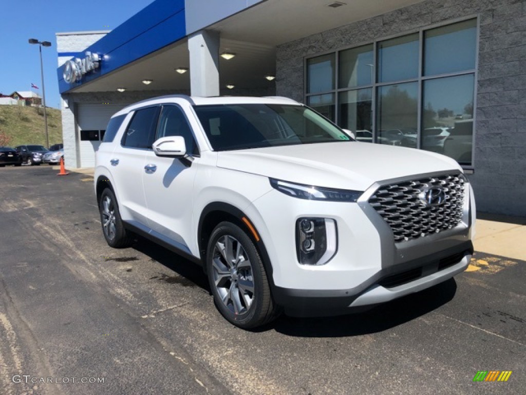 2021 Palisade SEL AWD - Hyper White / Black photo #1