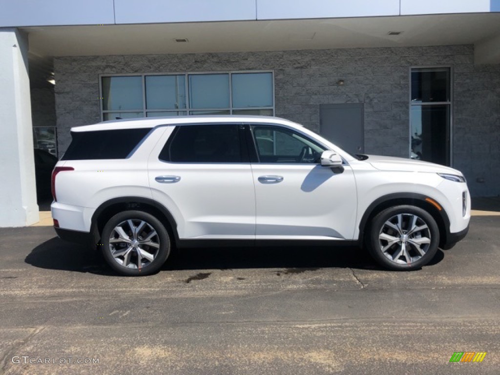 2021 Palisade SEL AWD - Hyper White / Black photo #2