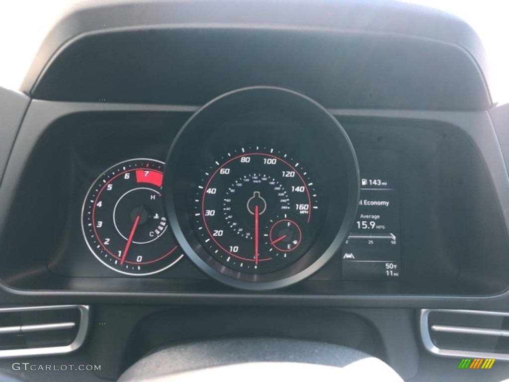 2021 Hyundai Elantra SEL Gauges Photo #141524170