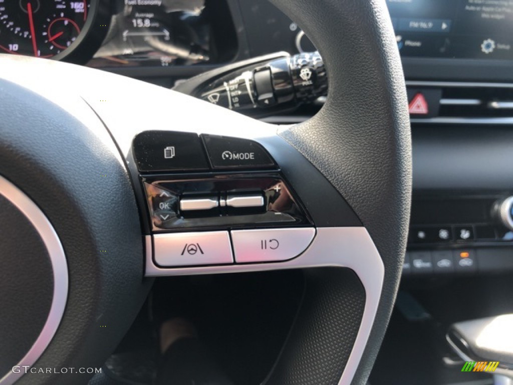 2021 Elantra SEL - Fluid Metal / Black photo #12