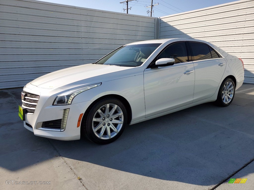 Crystal White Tricoat 2016 Cadillac CTS 2.0T Sedan Exterior Photo #141524263