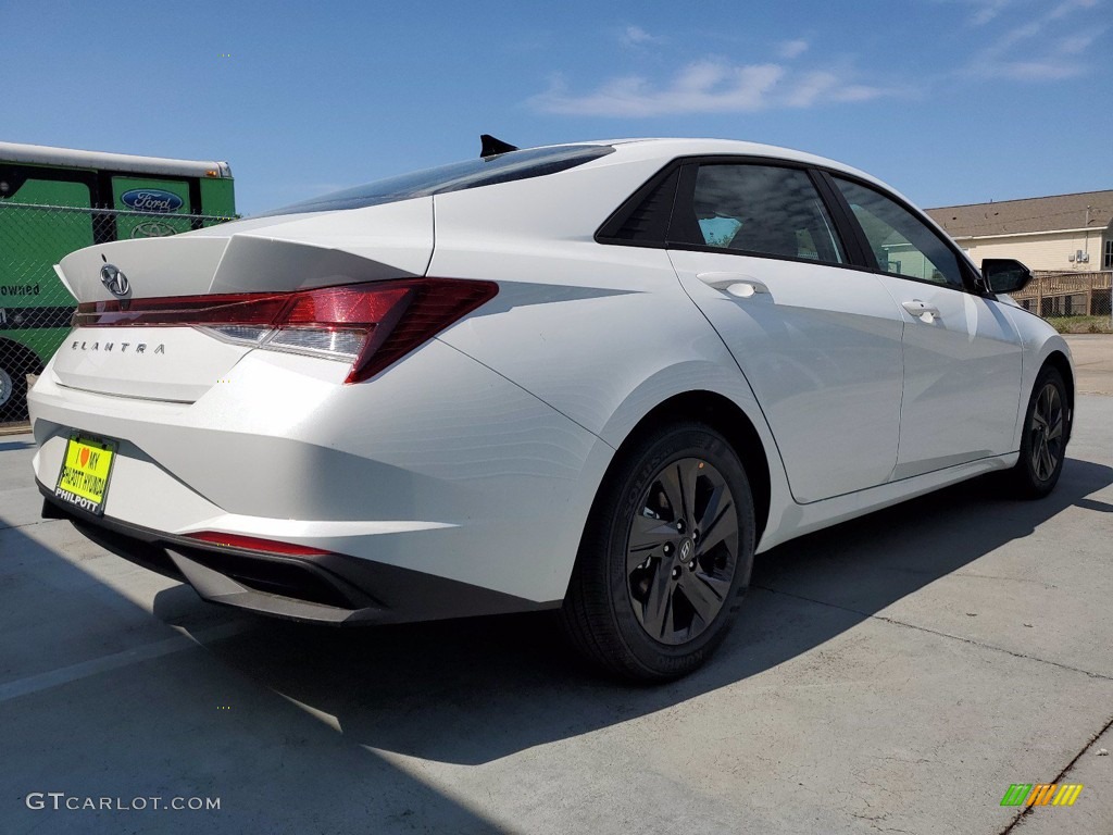 2021 Elantra SEL - Quartz White / Medium Gray photo #3