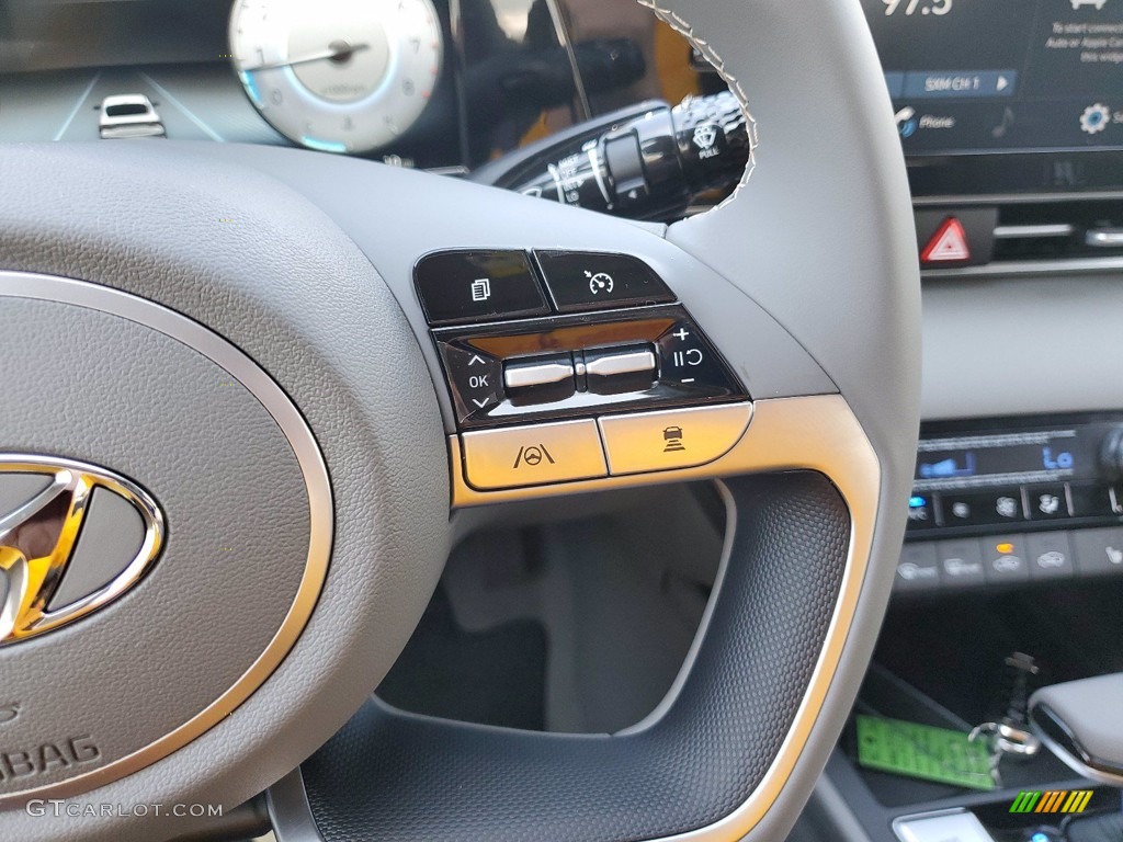 2021 Elantra SEL - Quartz White / Medium Gray photo #17