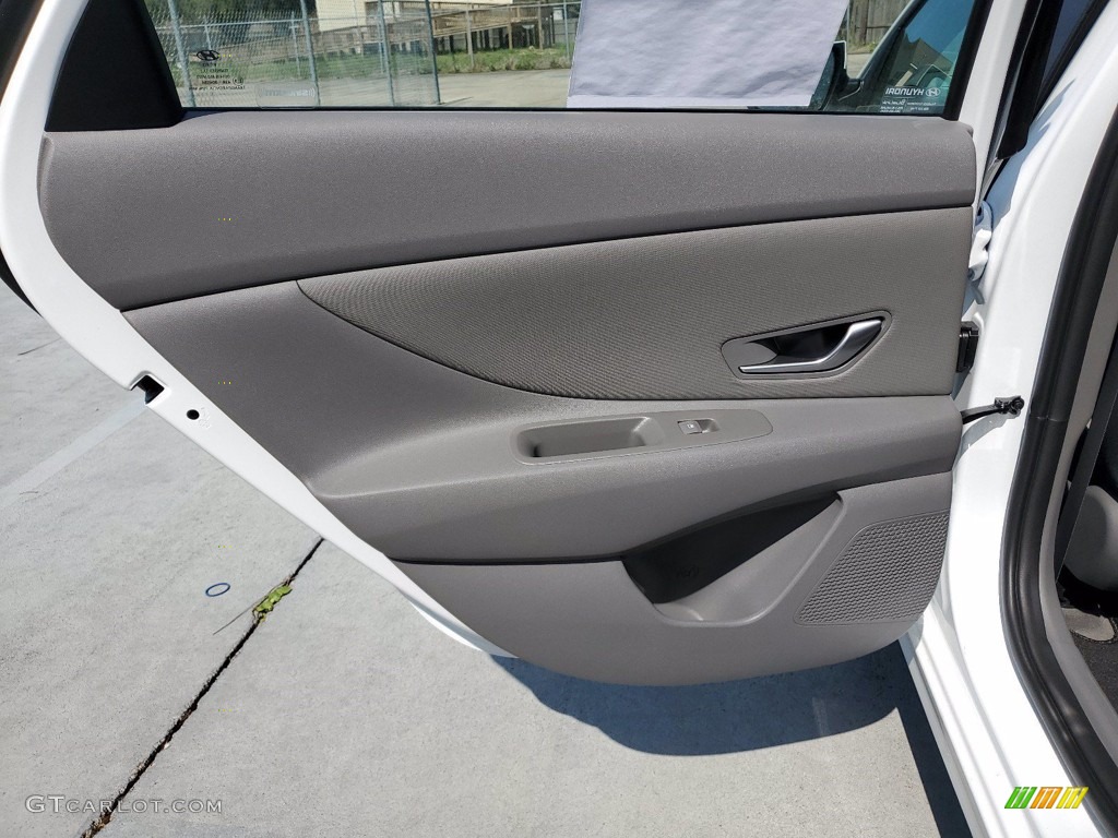 2021 Elantra SEL - Quartz White / Medium Gray photo #24