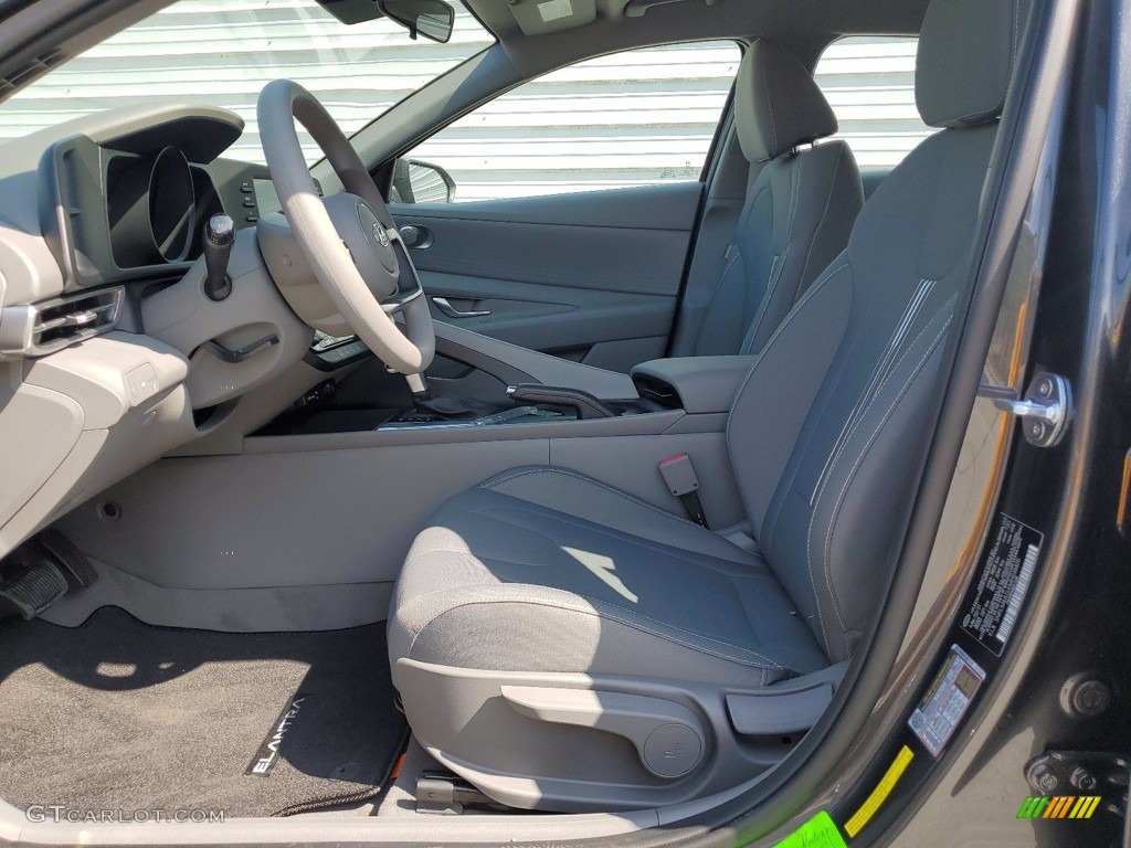 2021 Elantra SEL - Portofino Gray / Medium Gray photo #4