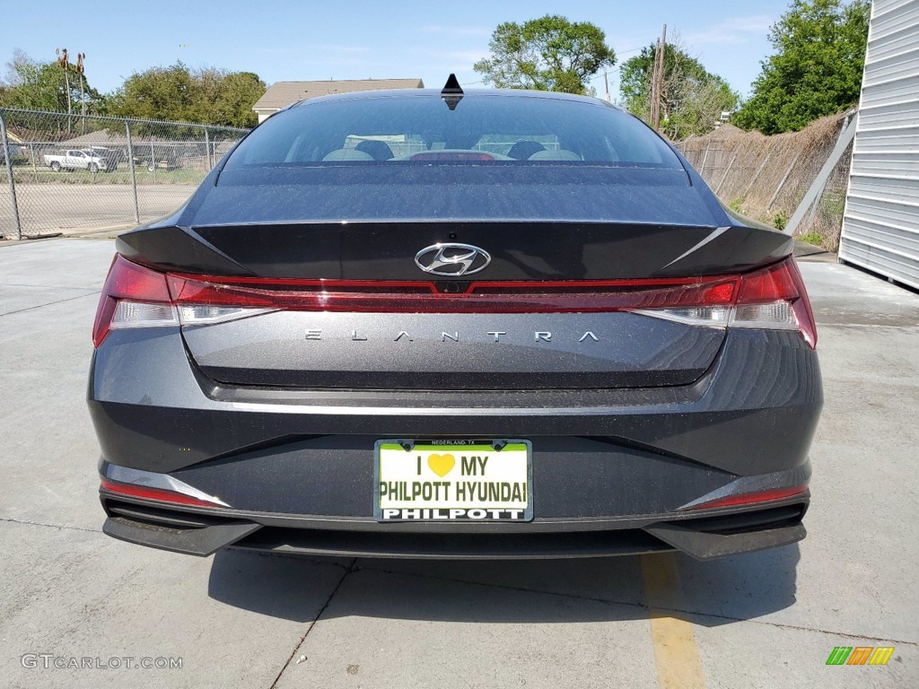 2021 Elantra SEL - Portofino Gray / Medium Gray photo #8