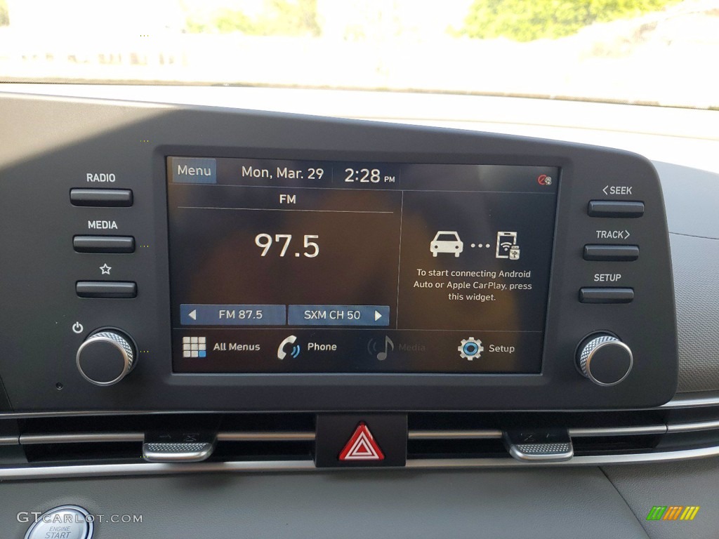 2021 Elantra SEL - Portofino Gray / Medium Gray photo #19