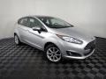 2018 Ingot Silver Ford Fiesta SE Hatchback  photo #3