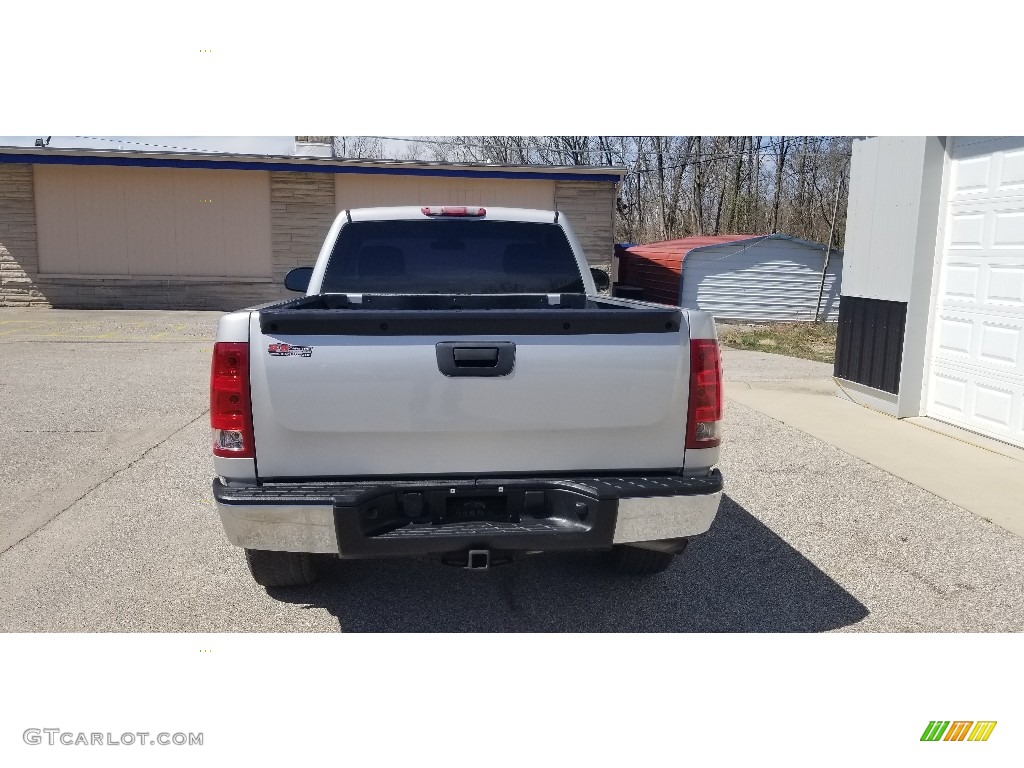 2010 Sierra 1500 Regular Cab 4x4 - Pure Silver Metallic / Dark Titanium photo #4