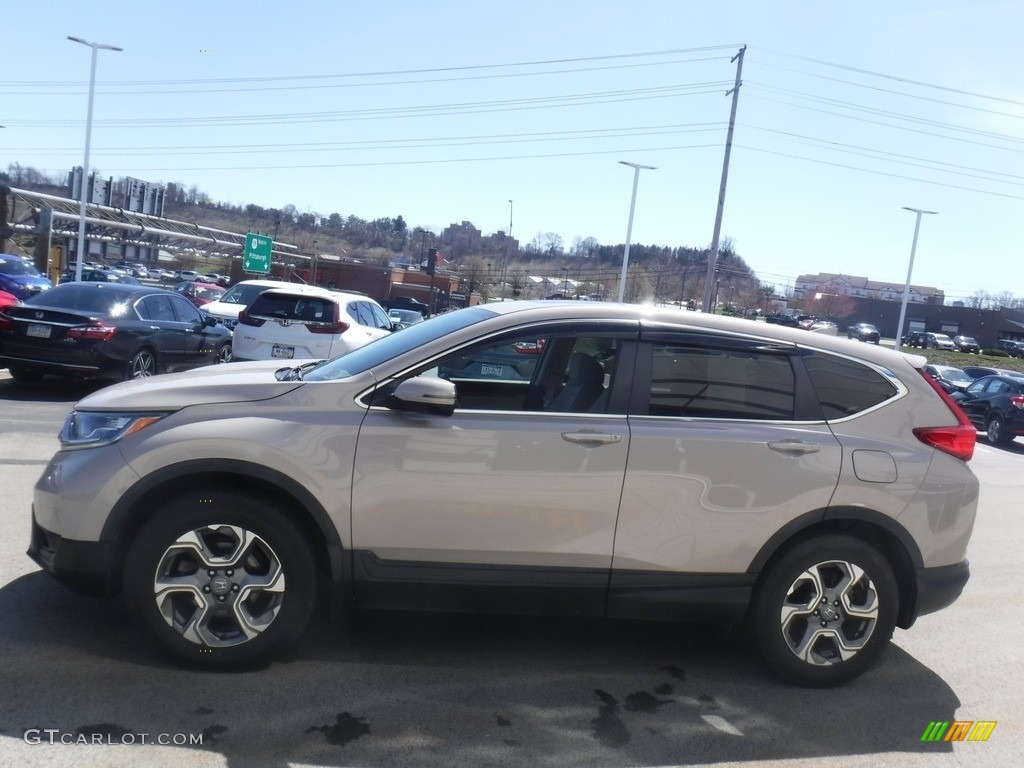 2017 CR-V EX-L AWD - Sandstorm Metallic / Ivory photo #6