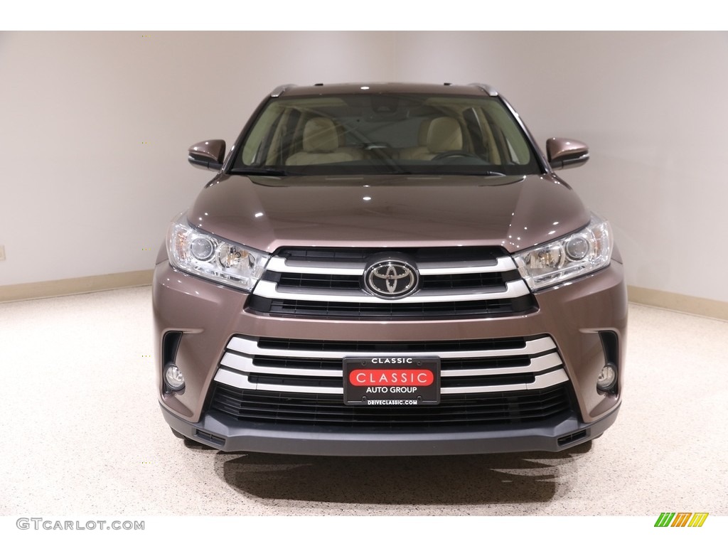 2018 Highlander XLE AWD - Toasted Walnut Pearl / Almond photo #2