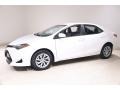 2018 Super White Toyota Corolla LE  photo #3