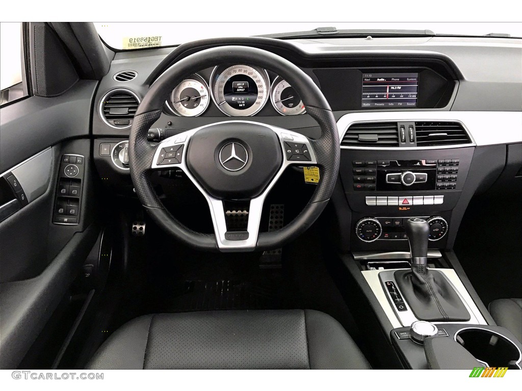 2014 Mercedes-Benz C 250 Sport Black Dashboard Photo #141528155