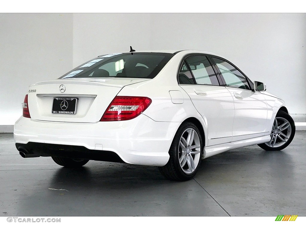 Polar White 2014 Mercedes-Benz C 250 Sport Exterior Photo #141528386