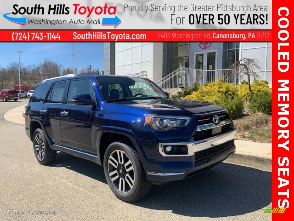 2021 4Runner Limited 4x4 - Nautical Blue Metallic / Redwood photo #1