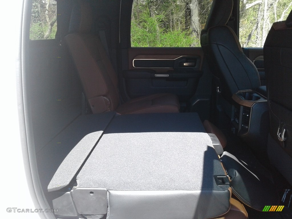 2021 3500 Limited Longhorn Mega Cab 4x4 - Pearl White / Cattle Tan/Black photo #19