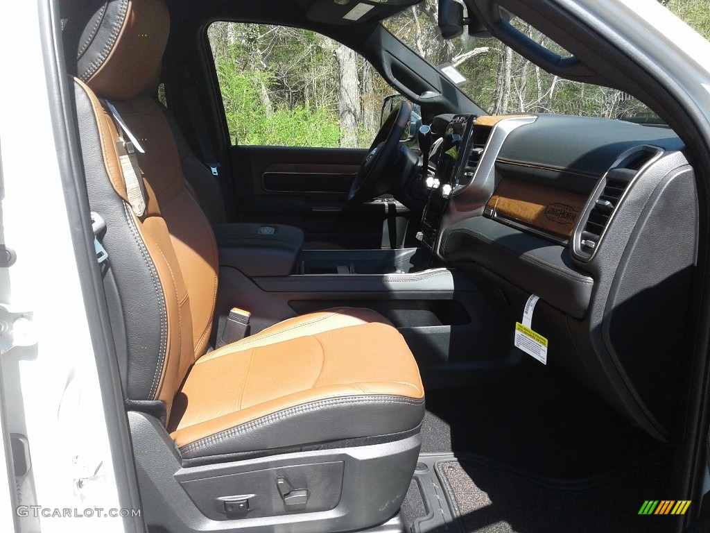 2021 Ram 3500 Limited Longhorn Mega Cab 4x4 Front Seat Photo #141529373