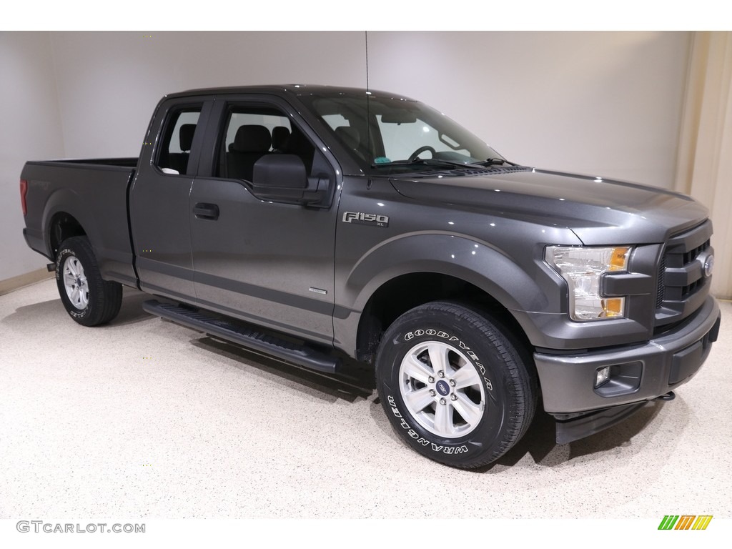 2017 F150 XL SuperCab 4x4 - Magnetic / Earth Gray photo #1