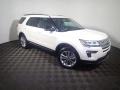 2018 Oxford White Ford Explorer XLT 4WD  photo #6