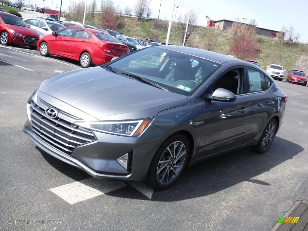 2020 Elantra Limited - Machine Gray / Gray photo #4